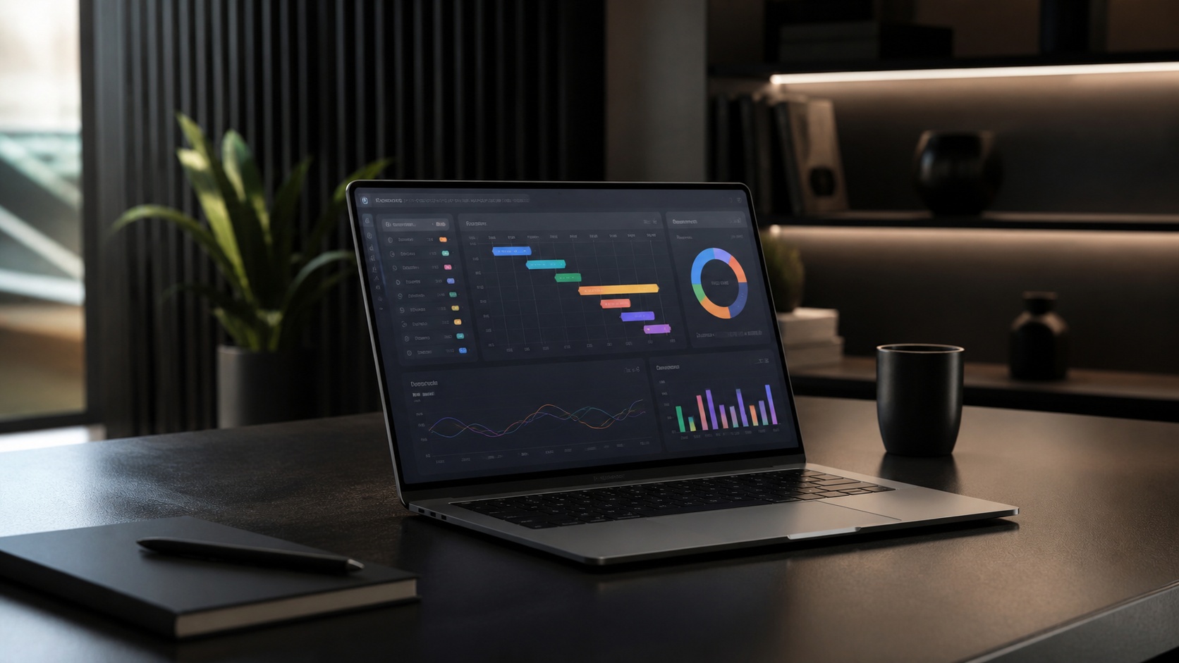 Enterprise project management platform with advanced analytics and reporting